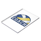 Volleyball Coach Photo Notitieboek (Linkerzijde)