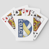 Volleyball Coach Pokerkaarten (Achterkant)