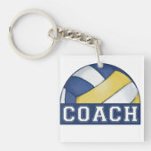Volleyball Coach Sleutelhanger (Voorkant)