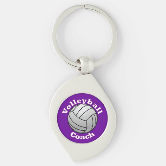 Volleyball Coach Sleutelhanger (Voorkant)