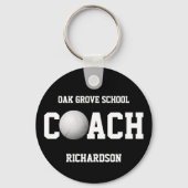 Volleyball Coach Sport Sleutelhanger (Voorkant)