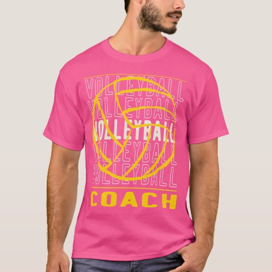 Volleyball Coach T-shirt (Voorkant)
