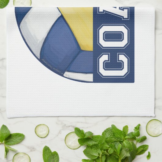 Volleyball Coach Theedoek (Gevouwen)