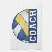 Volleyball Coach Theedoek (Verticaal)