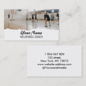 Volleyball Coach Visitekaartje (Voorkant / Achterkant)
