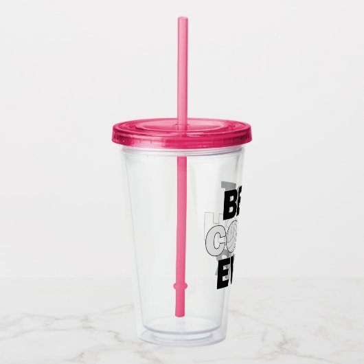 Volleyball Coach's Beste coach ooit sport Acryl Drinkbeker (Rechts)