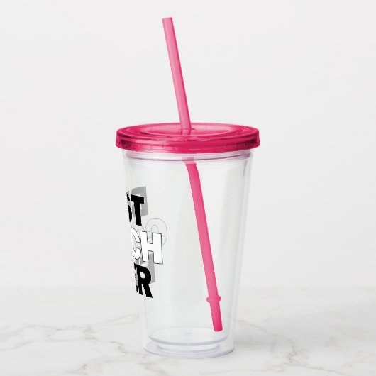 Volleyball Coach's Beste coach ooit sport Acryl Drinkbeker (Links)