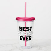 Volleyball Coach's Beste coach ooit sport Acryl Drinkbeker (Voorkant)
