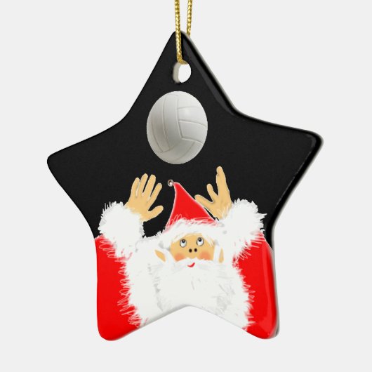 Volleyball Collectible Keramisch Ornament (Links)