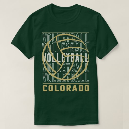 Volleyball Colorado T-shirt (Design voorkant)