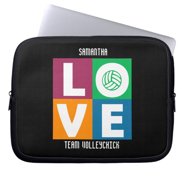 Volleyball Computer sleeve VolleyChick Love (Voorkant)