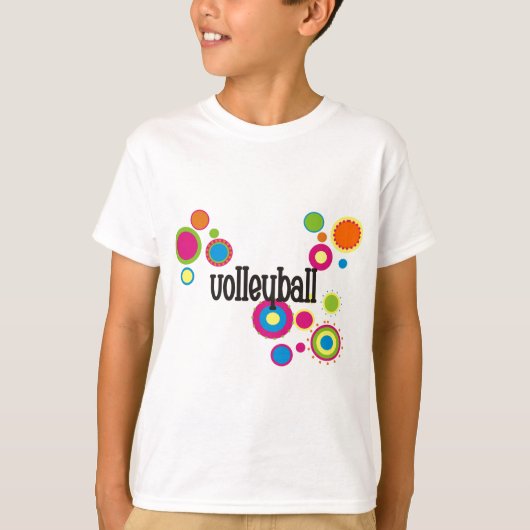 Volleyball Cool Polka Dots T-shirt (Voorkant)