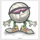 Volleyball Cool Sticker (Vel)