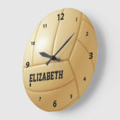 Volleyball Custom Ball Wall klok (Hoek)