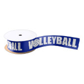 Volleyball Custom Color Ribbon Satijnen Lint (Spoel)