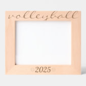 Volleyball custom year minimalist  gegraveerde lijstjes (Voorkant)