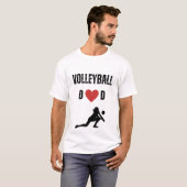 Volleyball Dad (Female Athlete) T-shirt (Voorkant volledig)