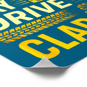 Volleyball Dad - Funny Proud Father Player  Poster (Hoek)