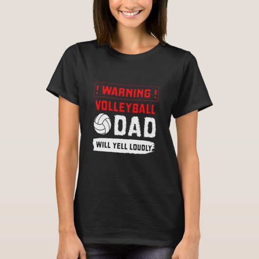 Volleyball Dad Player T-shirt (Voorkant)
