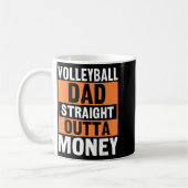 Volleyball Dad Straight Outta Money Funny Srts Par Koffiemok (Links)
