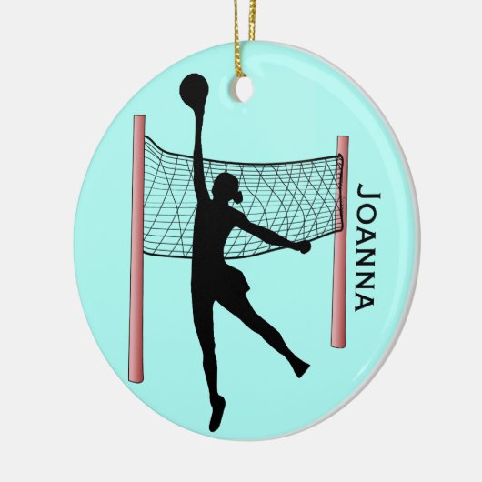 Volleyball Design Ceramic Ornament (Links)