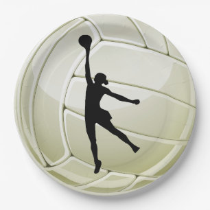 Volleyball Design Paper Party-Bord Papieren Bordje