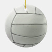 Volleyball Design Round-Ornament Keramisch Ornament (Achterkant)