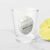 Volleyball Design Shot Glass Shot Glas (Voorkant)