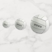 Volleyball Design Table Table Confetti (Achterkanten)