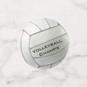 Volleyball Design Table Table Confetti (Kleine voorkant)