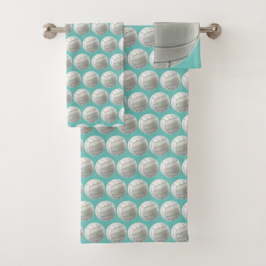 Volleyball Design Towel Set Bad Handdoek (Insitu)