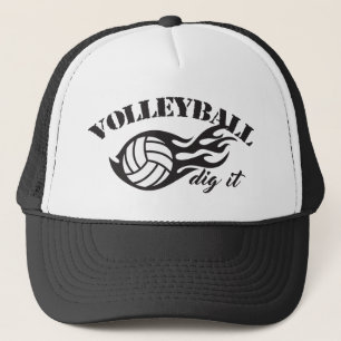 Volleyball Dig it Trucker Hats Trucker Pet