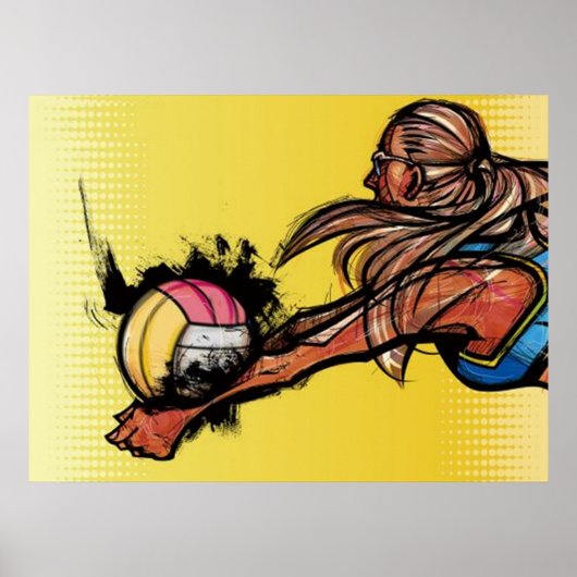 Volleyball DIGG Poster (Voorkant)