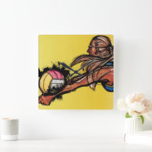 Volleyball DIGG - wandklok (Huis)