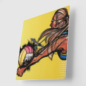 Volleyball DIGG - wandklok (Hoek)