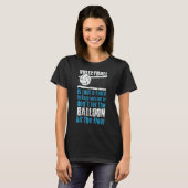 Volleyball Don't Let The Balloon Hit The Floor  2 T-shirt (Voorkant volledig)