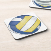 Volleyball Drankjes Onderzetter (Linkerzijde)