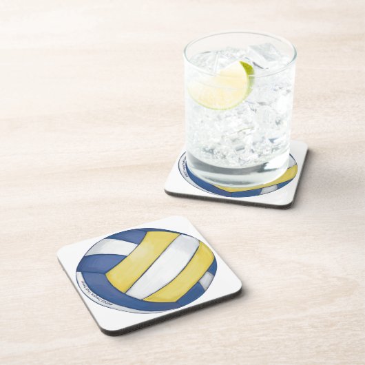 Volleyball Drankjes Onderzetter (Rechterzijde)