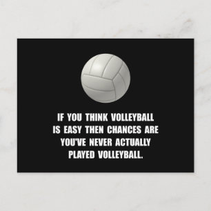 Volleyball Easy Briefkaart