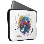 Volleyball Electronics Bag by Emma & Evan Laptop Sleeve (Voorkant Rechts)