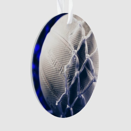 Volleyball en Net Team Coach Ornament (voorkant)