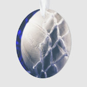 Volleyball en Net Team Coach Ornament (voorkant)