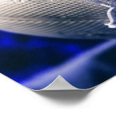 Volleyball en Net Team Coach Poster (Hoek)