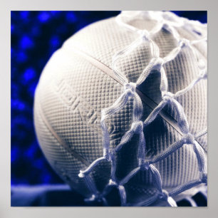 Volleyball en Net Team Coach Poster