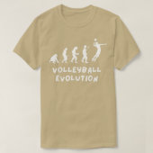 Volleyball Evolution Funny T-shirt (Design voorkant)