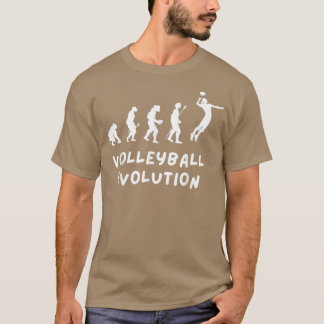 Volleyball Evolution Funny T-shirt