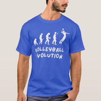 Volleyball Evolution Funny T-shirt