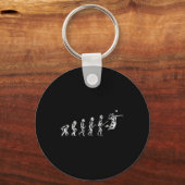 Volleyball Evolution of Man Funny Vball Player Bea Sleutelhanger (Voorkant)