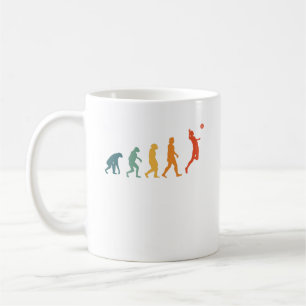 Volleyball Evolution Retro Player Koffiemok