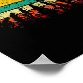 Volleyball Evolution Retro Poster (Hoek)